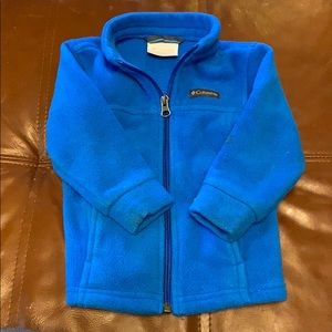 Blue Columbia fleece zip up - 12 - 18 month